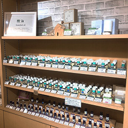 精油コーナー